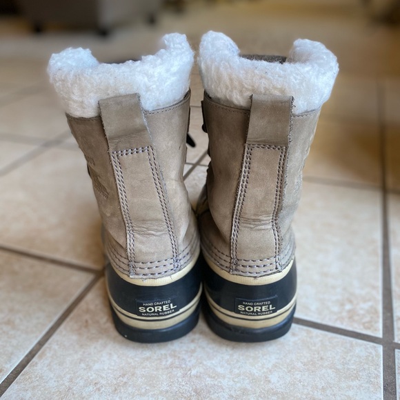 Sorel Caribou waterproof shearling lined snow boots size 7 - Picture 8 of 10